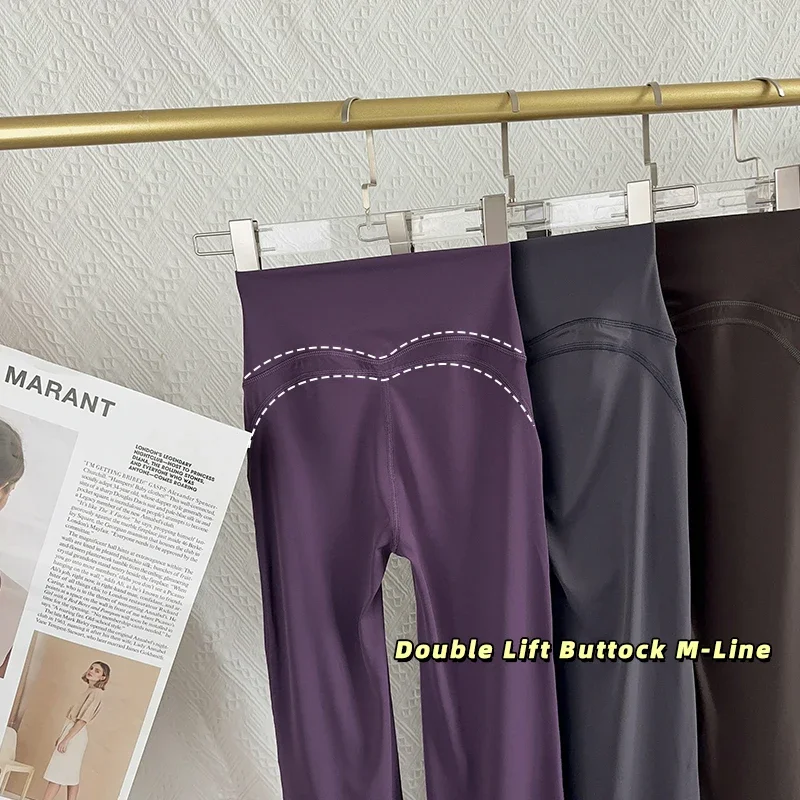 

Женские расклешенные брюки для йоги с высокой талией, леггинсы для бега для пилатеса, спортивные брюки, удобные стильные спортивные брюки