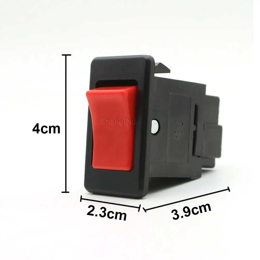 Rocker Switch ON-OFF 2 Position 2 Pins LED 12V automobile refitting lamp switch with light Rocker switch