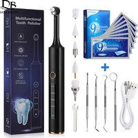 4 Modes Electric Tooth Polisher Teeth Whitening Strips Kit Plaque Calculus Tartar Remover Dental Scaler Oral Cleaning Machine