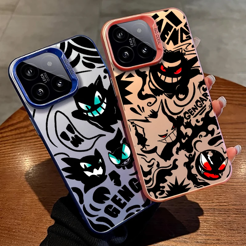 P-Pokemones Cute Cartoon For Xiaomi 14T 12T 13T Poco F3 F4 M2 M3 M5s X3 X5 M6 Pro GT Plus C65 Colorful Silver Phone Case