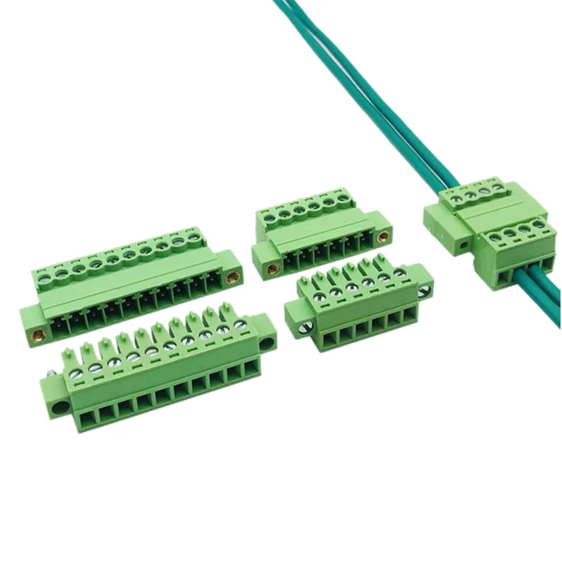 1/5/10 paires de connexion bout à bout sans soudure 15EDGRKM-3.81mm mâle femelle bornier enfichable 2edg 2P/3P/4P-16P Terminal enfichable