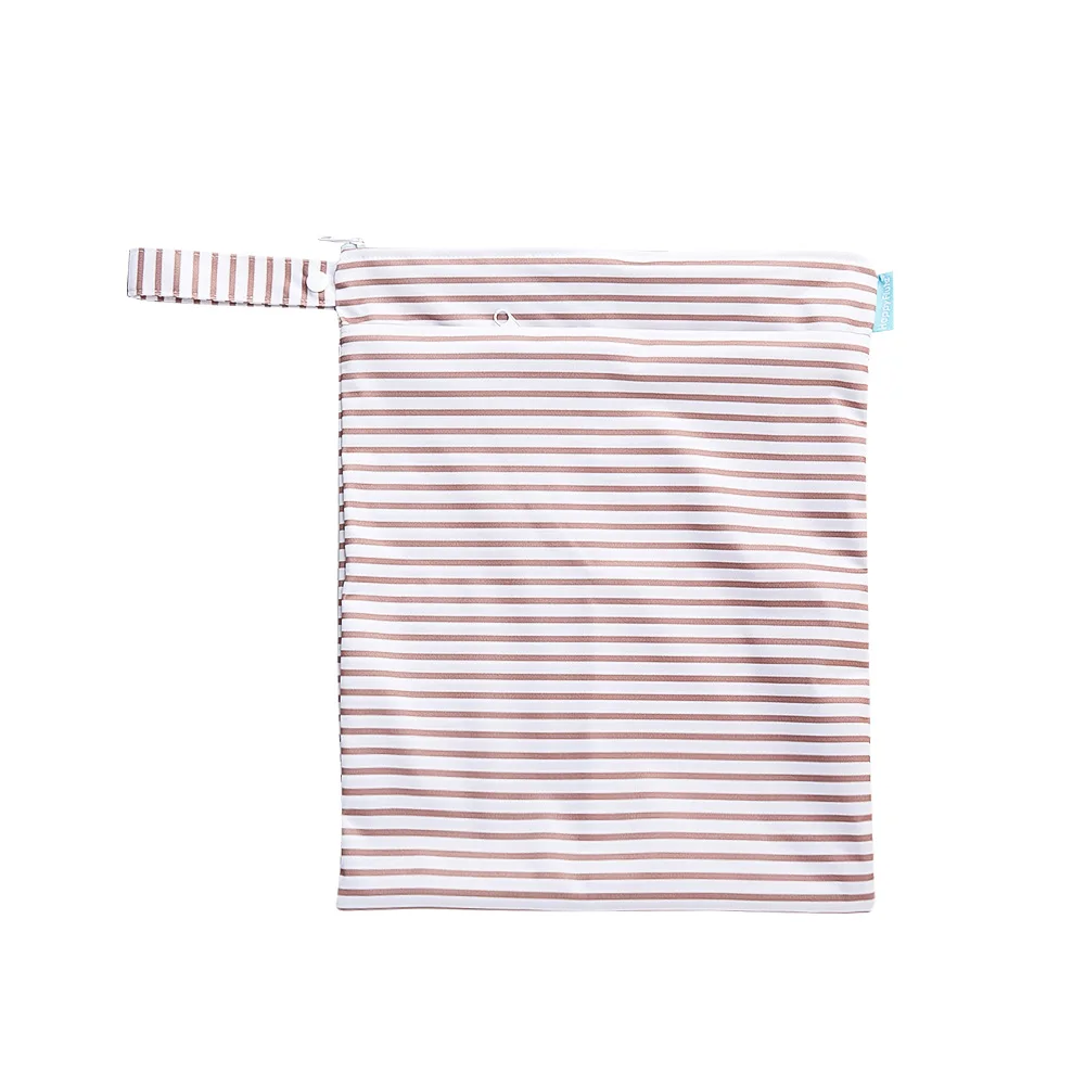 حقيبة تخزين مقاومة للماء بلون عشوائي من Elinfant، حقيبة كبيرة الحجم 26 × 36 سم للاستخدام الخارجي والرطب والجاف، حقيبة حفاضات محمولة #4