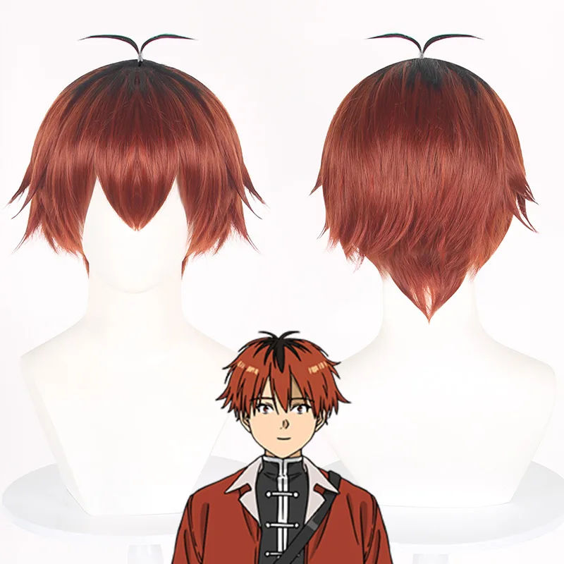Synthetic Color Block Cosplay Wig Blue White Inspired By H-Yuta Character Costume Party Anime Heat Resistant Fiber Hair