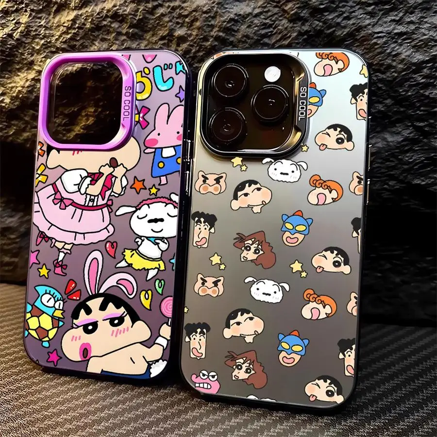 

Crayon Shin-Chan Cartoon Phone Cover Case for iPhone 17 Pro Max 13 16 Air 14 Plus 12 Pro 11 15