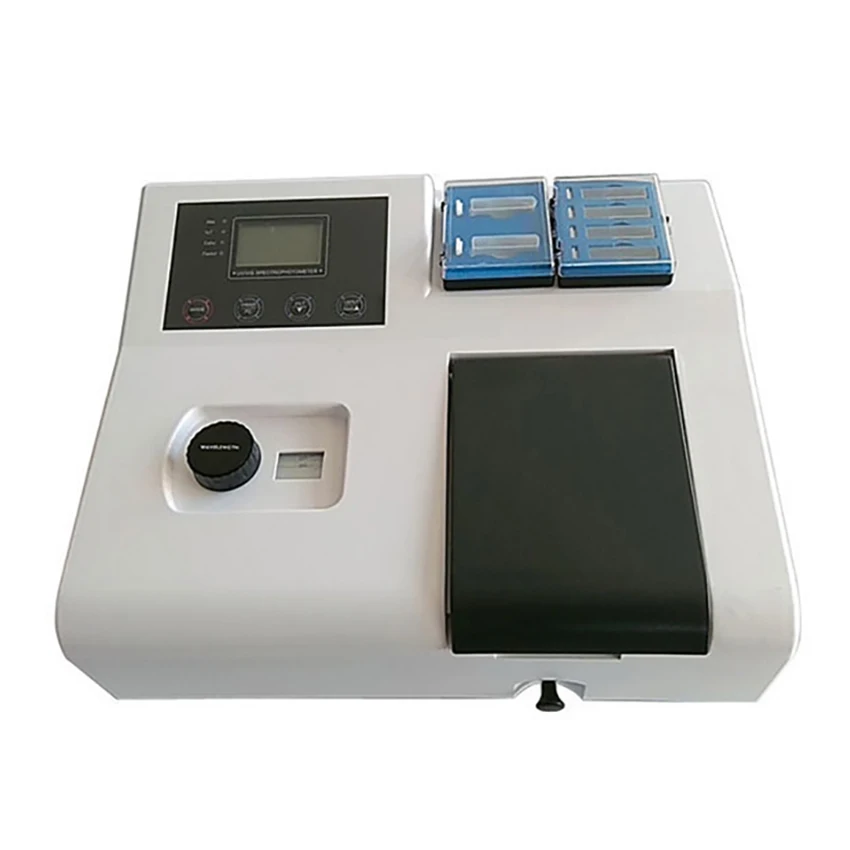 VIS-722 Spectrophotometer UV Visible Spectrometer Laboratory Spectrophotometer Wavelength 320-1020 nm Bandwidth: 5nm Photometer