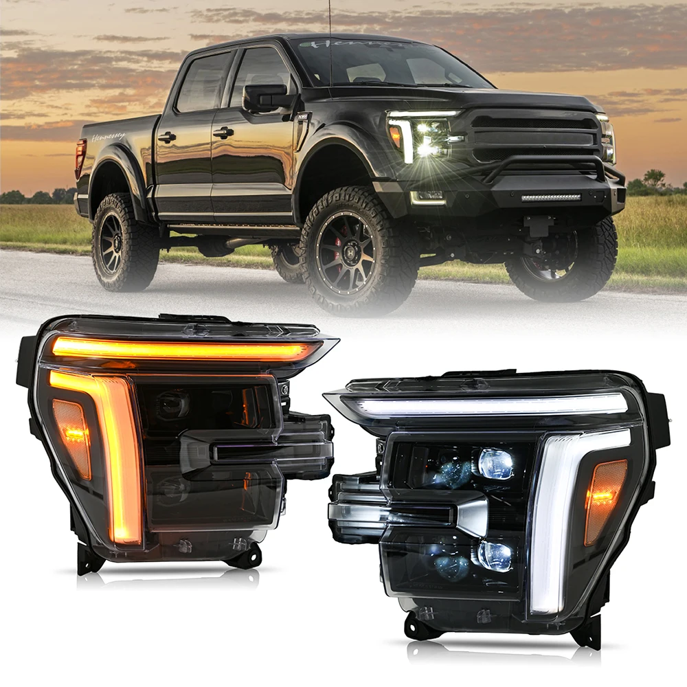 

Head Lamp For Ford F150 Lariat King Ranch Platinum Raptor 2024-2026 Auto Front Headlight Plug And Play