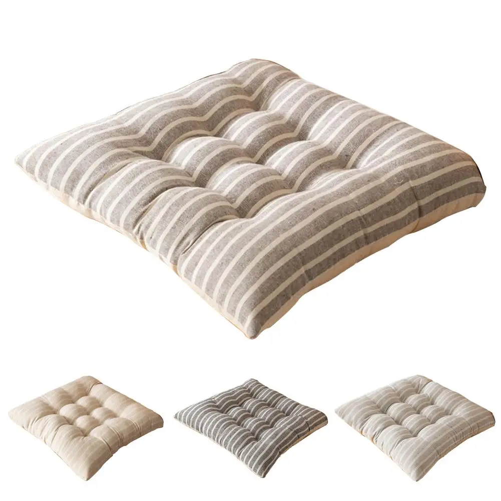 Square Chair Cushion Soft PP Cotton Filling Outdoor Patio Seat Back Cushion Dining Chairs Pad Winter Office Chair Accessories