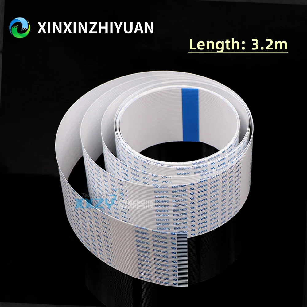 Epson 7908 Long Data Cable For Eco Solvent Printer 9908 9710 7910 9910 Data Line 40P Main Board Long Data Cable 3.2M FFC