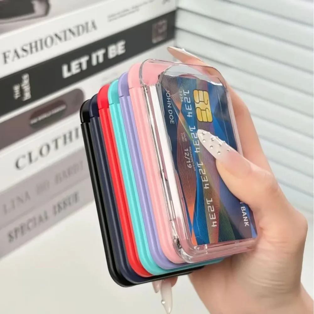 Transparenter Kartenhalter für MagSafe für iPhone 17 16 13 15 14 12 Pro Max Air Plus, Harte PC-Schutzhülle, Kratzfest – Detail 4