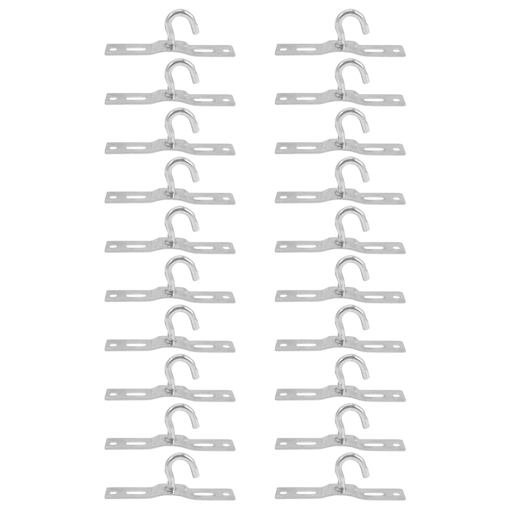 

20pcs Hanging Board Mounting Wrought Iron Ceiling Light Fixture Mounting Bracket Light Bracket Fixture Parts Accessories