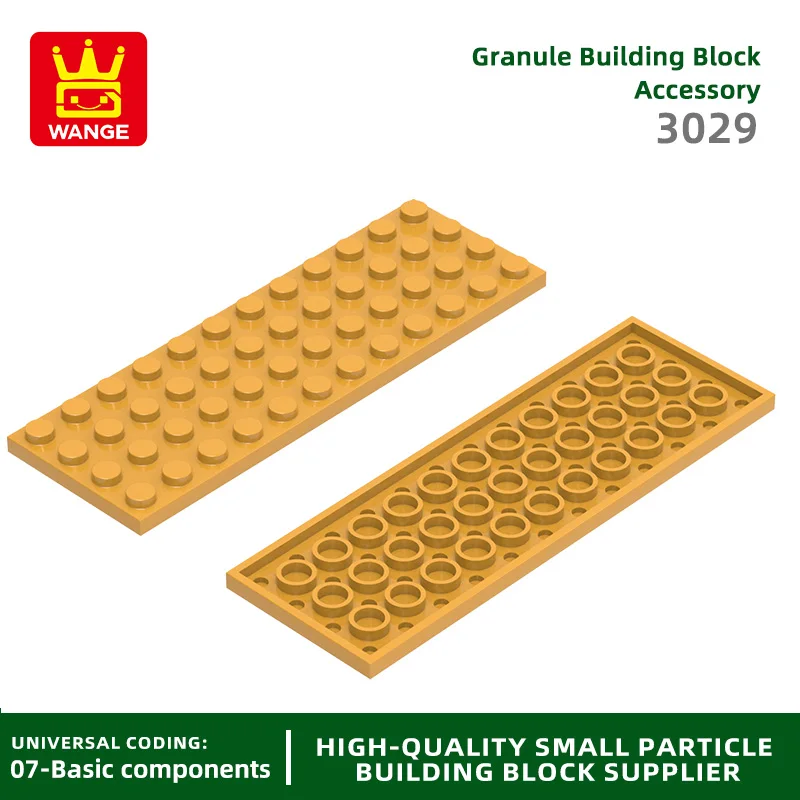 Wange 3029 100 جرام/15 قطعة 4x12 اللوحة الأساسية اللبنات لتقوم بها بنفسك تجميع الملحقات متوافق مع لوحة رقيقة الطوب ألعاب أطفال