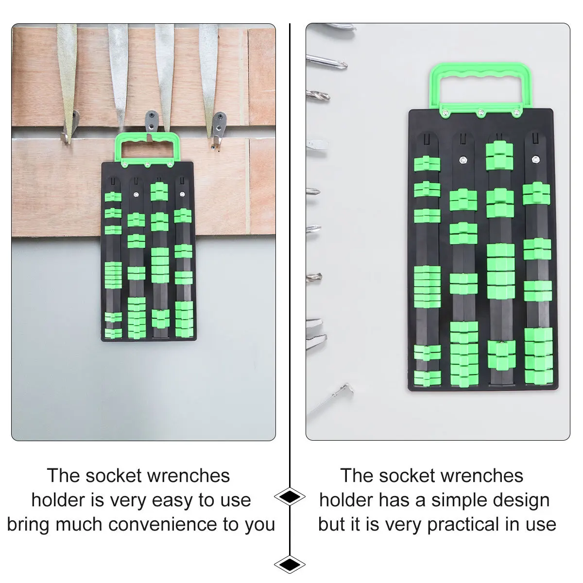 Durable Multifunctional Socket Wrenches Holder Storage Container Simple Design Practical Use Experience Socket Wrenches Holder