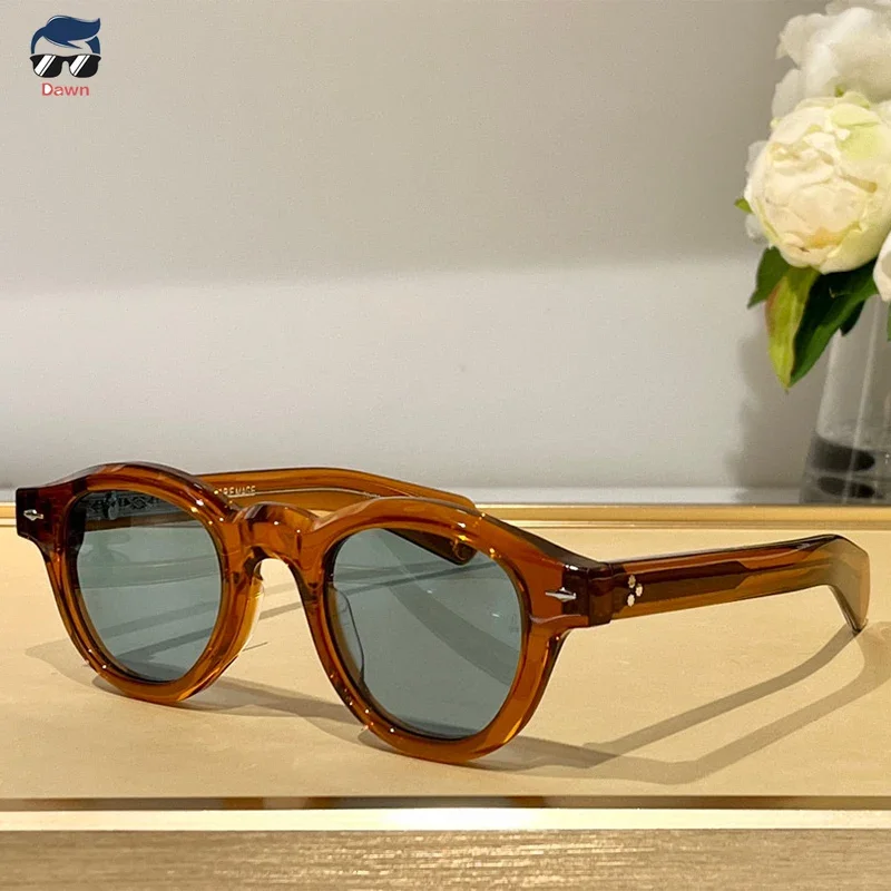 

Top Quality Handmade New Round Acetate Sunglasses Men Women Fashion Designer Handmade Colorful Outdoor UV400 SUN GLASSES