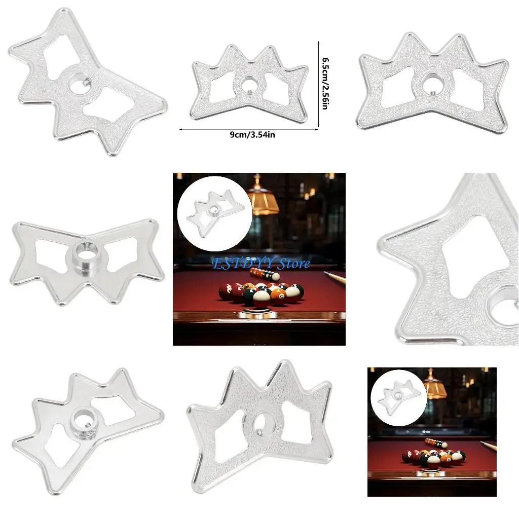 

G6DE Pool Bridge Head Replacement Pool Bridge Billiard Bridge Head Aluminium Slip On Bridge Head for Pool