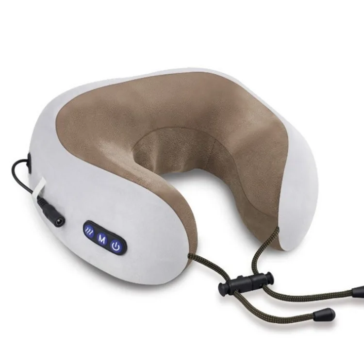 Intelligent Charging U-shaped Massage Pillow Kneading Heating Shoulder Neck Cervical Massager Electric Neck Protection Device