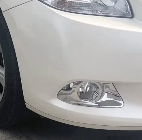 2PCS Car Styling Chrome Front Fog Light Cover For Toyota Verso MPV 2011-2016