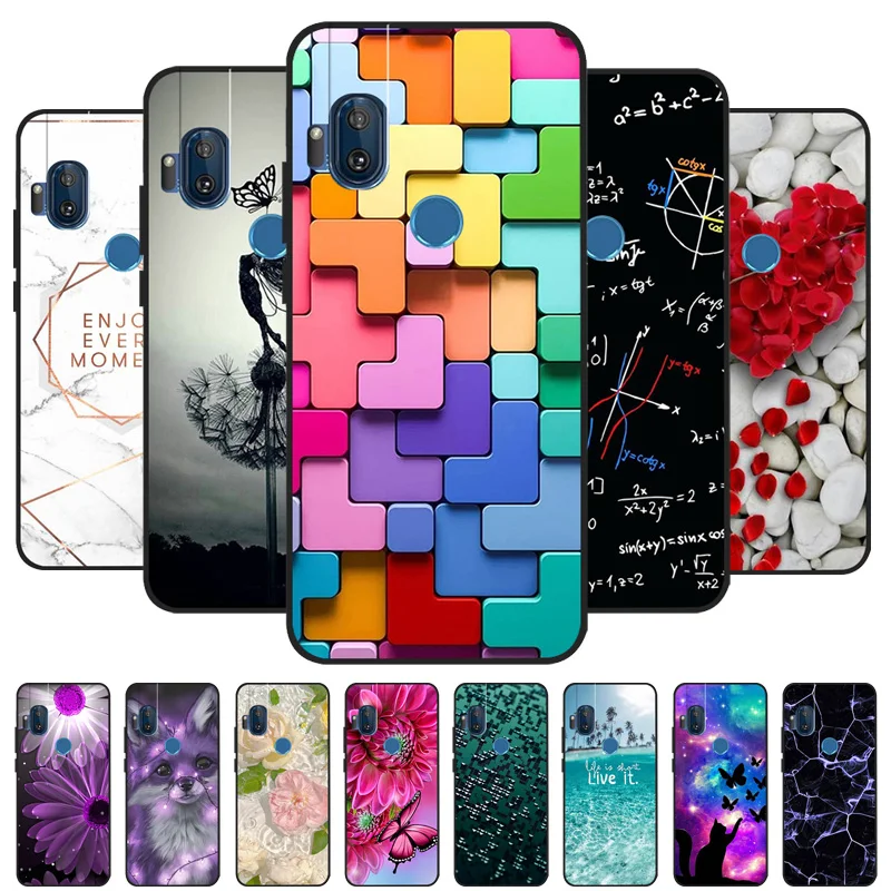 For Moto One Hyper Case Silicone Shockproof Soft TPU Phone Cover For Motorola Moto One Hyper Funda OneHyper Capa Cute Cartoon