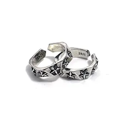 925 Sterling Silver Star Rings For Women Engagement Luxury Female Jewelry Accessories Wholesale Envío Gratis Jewellery