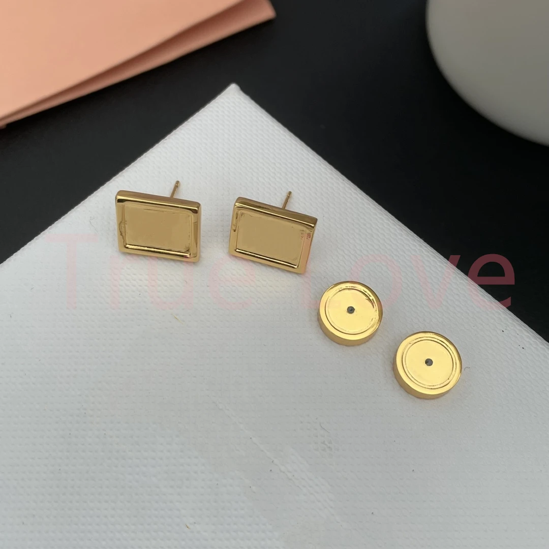 

Sweet Pearl Gold Plated Square Earrings