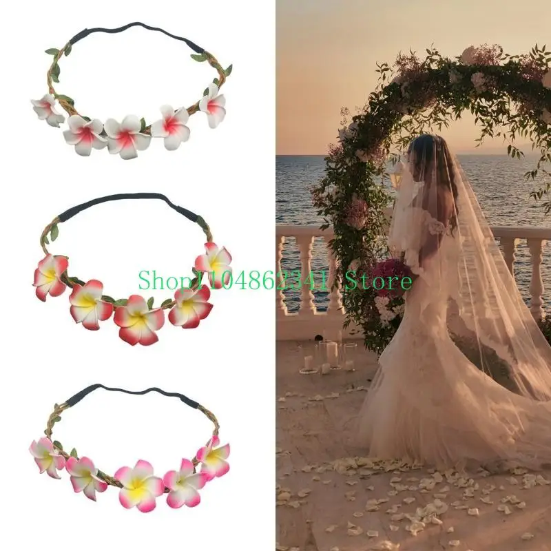 

652F винтажная повязка на голову с искусственным цветком, свадебные головные уборы, реквизит для вечеринки, привлекательная на с