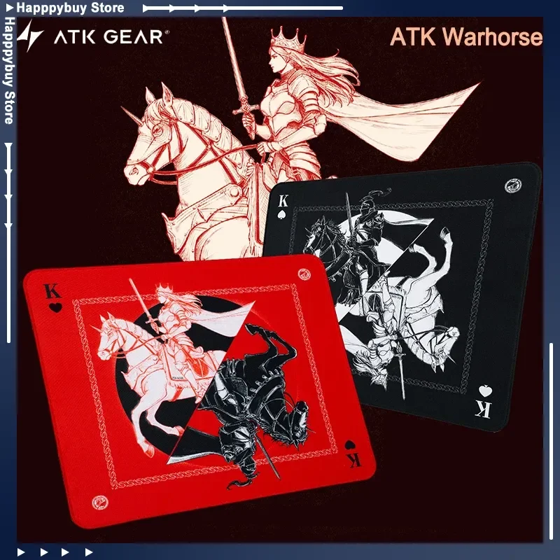 ATK Genuine Warhorse Battle Riding Mouse Pad Original Illustration E-Sports Fps Game Office Dedicated Fearless Contract Delta
