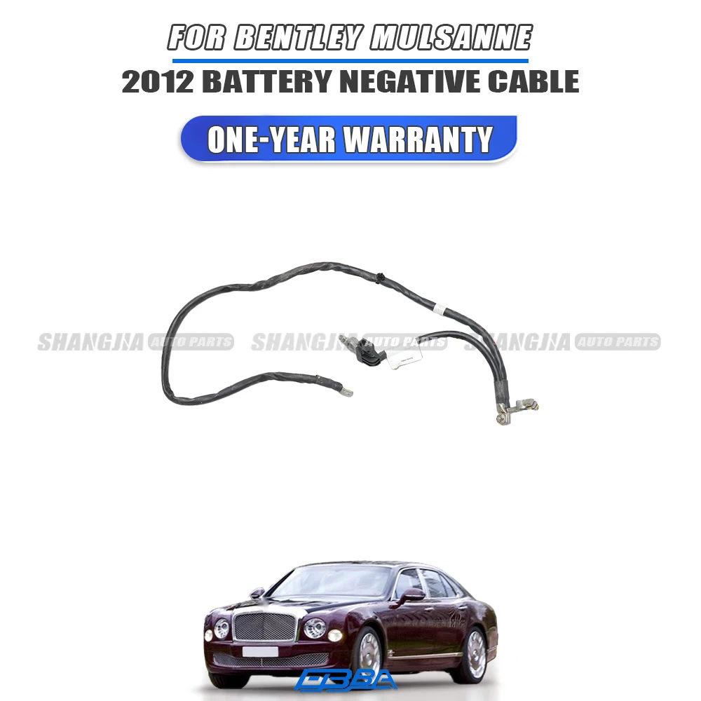 Auto Battery Negative Earth Ground Cable Wiring Harness For Bentley Mulsanne 2012 OE 3Y0915181C Used Genuine Replacement Part