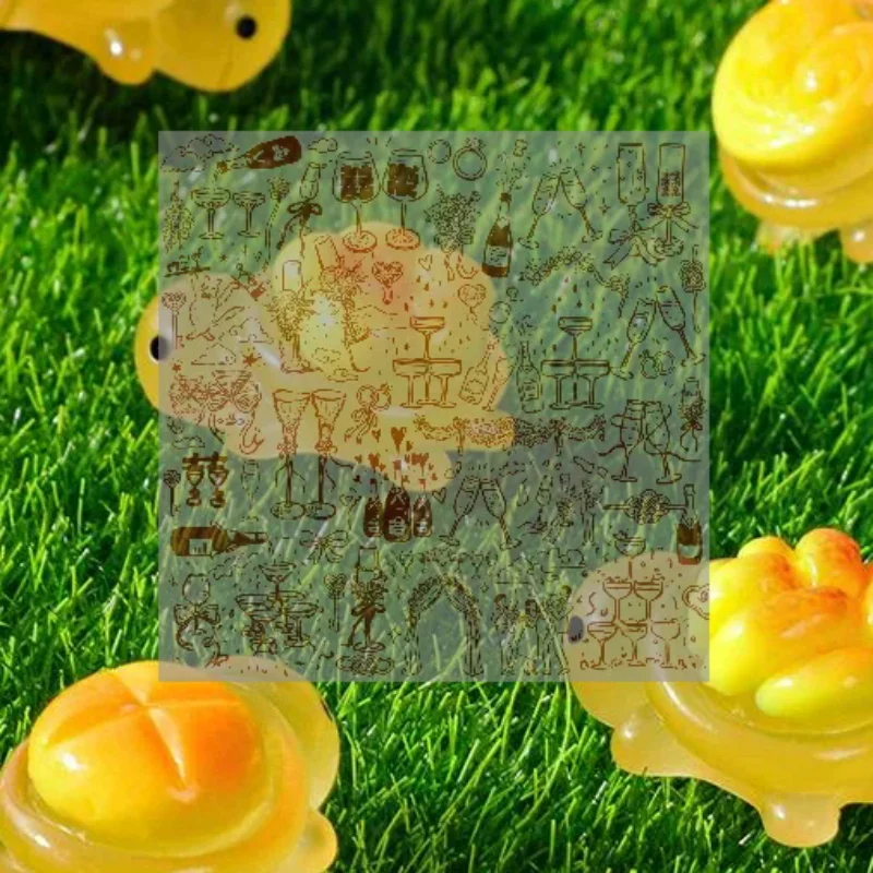 10pcs Miniature Landscape Resin Luminous Bread Turtles Ornaments Garden Mini Decorations Home Office Desks Turtles Gifts