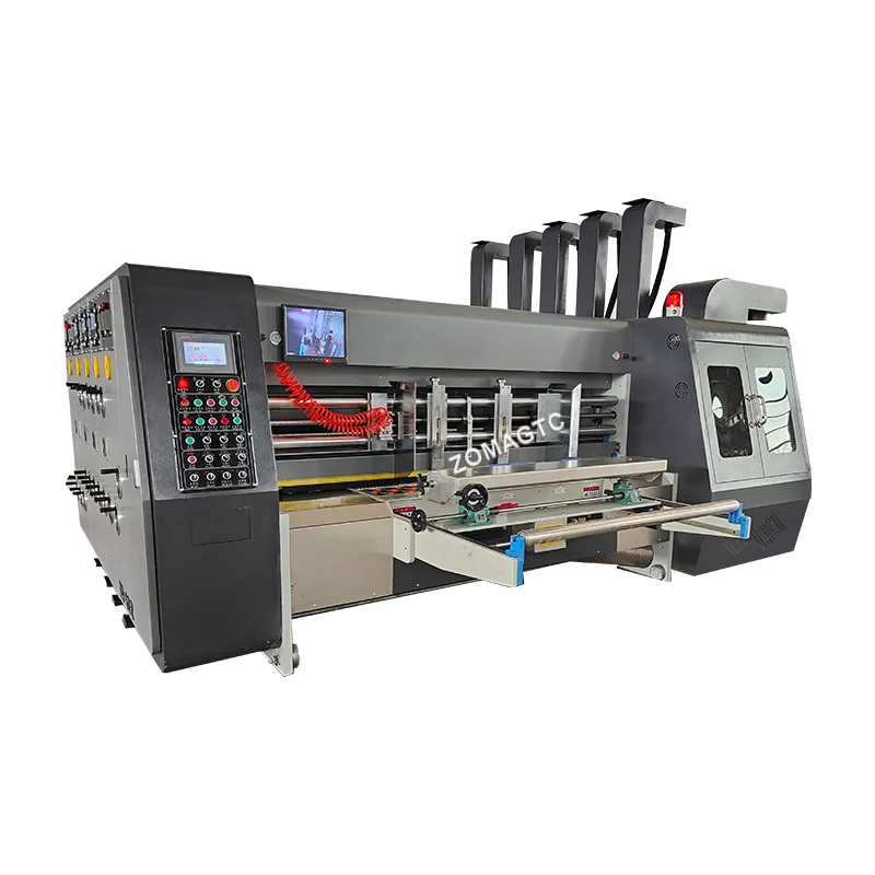 Fully Automatic Corrugated Carton Box Slotting Printing Cutting Machine Corrugated Box Die Cut Machine