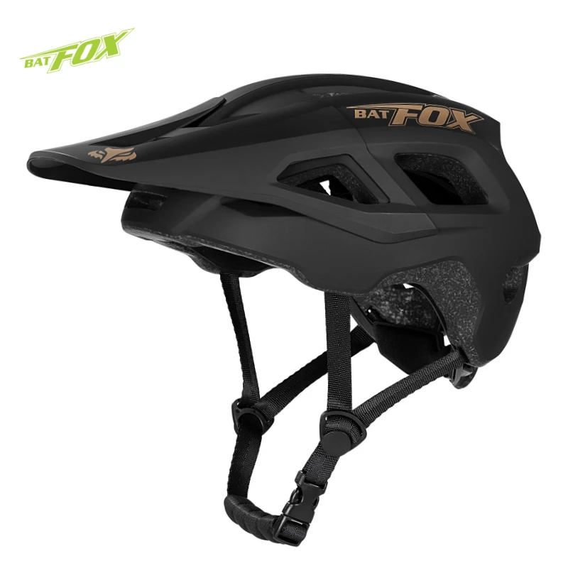 BATFOX Bicycle helmet mtb mountain cycling helmet Men women matte road Visor bike Mtb helmet fox casco bicicletas hombre