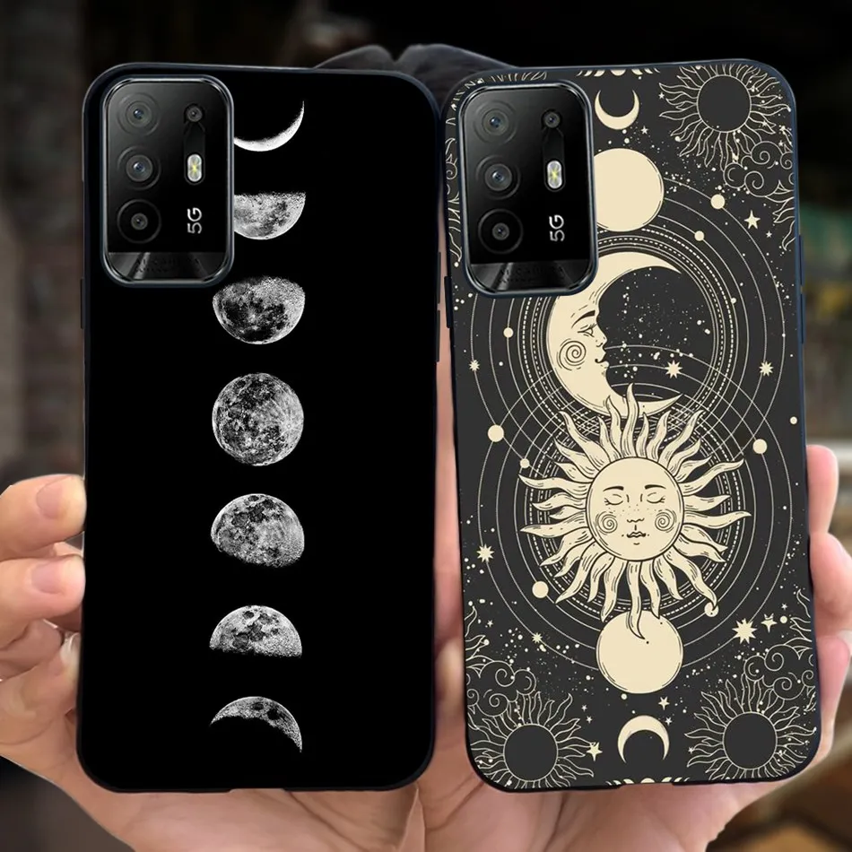 Для OPPO Reno5 Z Phone Чехол Reno 5Z 5G CPH2211 Модный чехол-накладка из мягкого силикона ТПУ