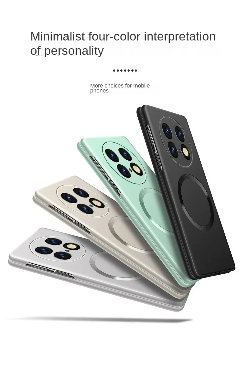 حافظة هاتف مغناطيسية بحواف رفيعة من Magsafe لهاتف OPPO Find N5 OPPO FIND N3 Find N2 غطاء حماية للكاميرا الصلبة رفيع للغاية #6