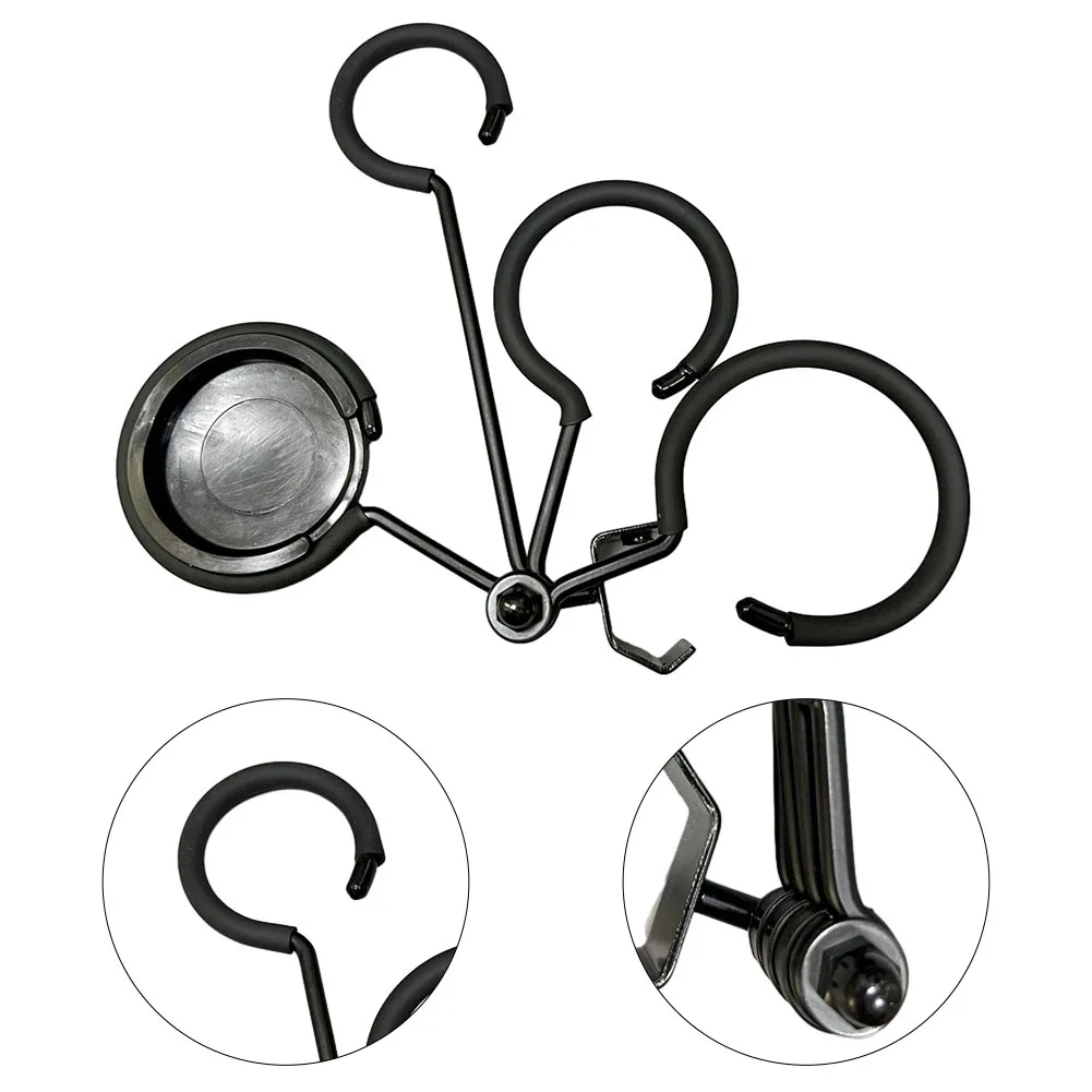 

Compact and portable mute stand holder for For Cornet trumpet trombone with rotating shelf tray for easy mute access and storage