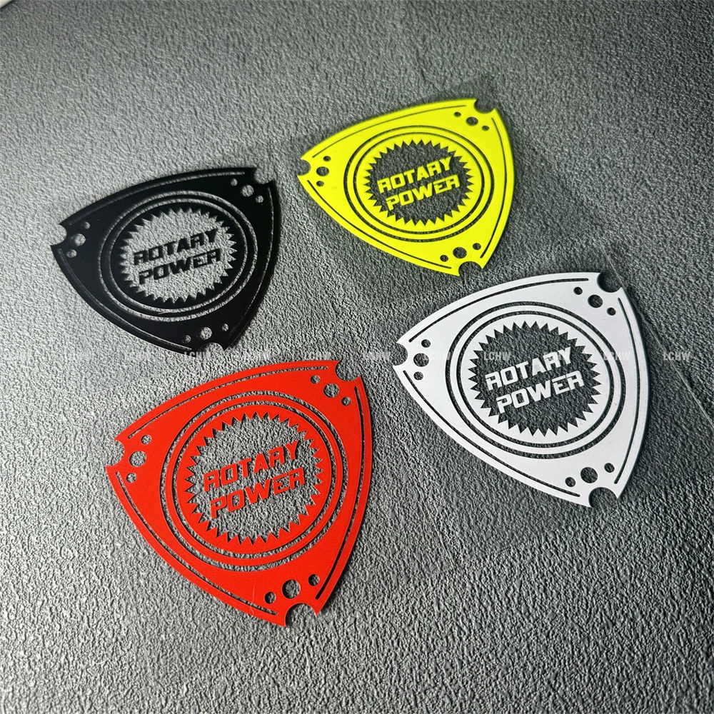 Car Stickers for Rotary Engine Power Wankel for Mazda 3 6 RX7 RX8 CX-5 Auto Body Window Engine Decals