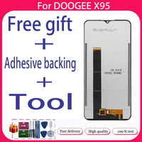 For DOOGEE X95+ LCD Display + Touch Screen+Free adhesive backing+Tool