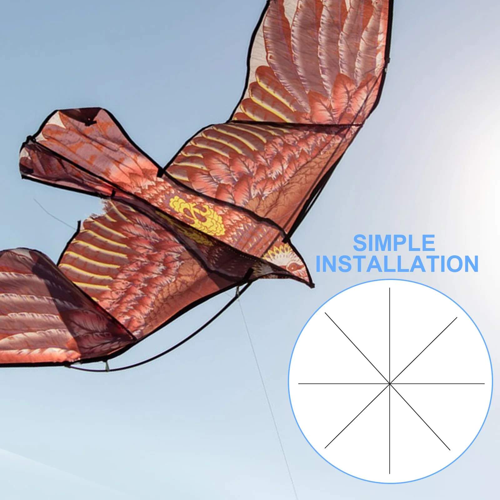 Tiges de Support de cerf-volant en plastique, 4 pièces, légères et robustes, Kit de pièces d'assemblage pour poteaux de cadre de cerf-volant stables, tiges de Support multifonctions