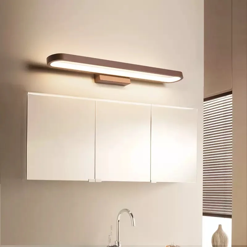 Modern Simplicity Mirror Wall Lamps Metal Indoor LED Light Art Home Decoration Chandeliers for Bathroom Hotel Staircase Corridor