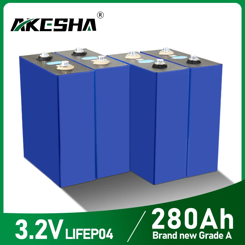 3.2V LiFePO4 Battery Rechargeable Lithium Iron Phosphate Cell 24V 48V 96V For Power Station Solar System EV Boat Forklift