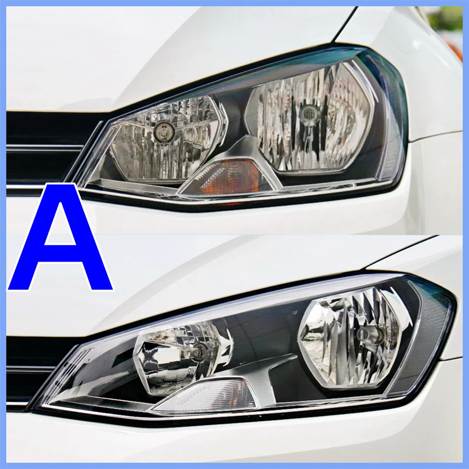 

Для Volkswagen VW Golf 7 2014 2015 2016 2017 автомобильные фары черная основа задняя часть фары