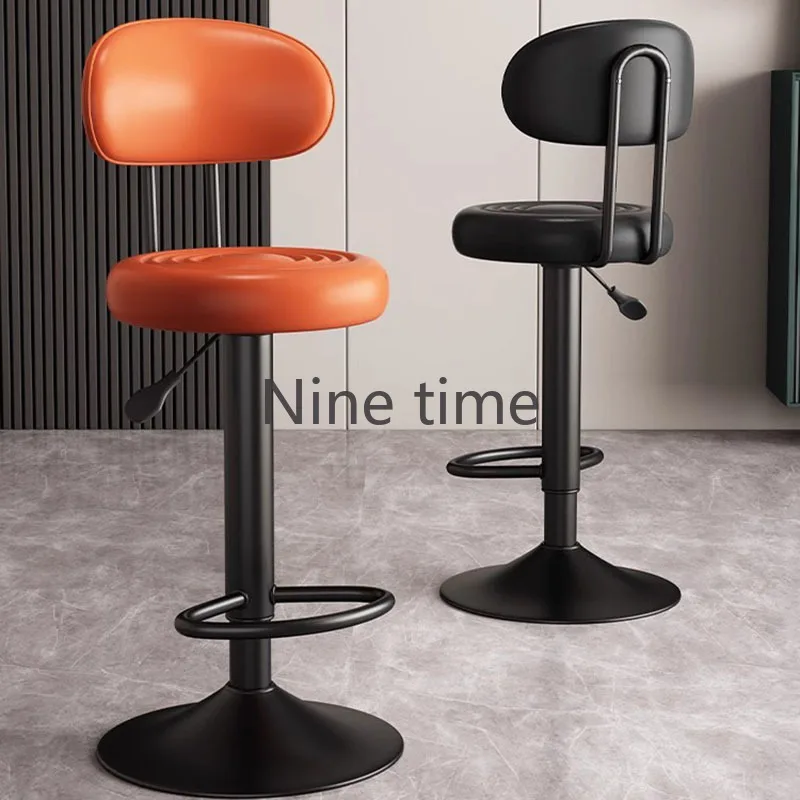 Designer Modern Counter Bar Chairs Luxury Restaurant Make Up Library Kitchen Bar Chairs Office Swiver Tabourets De Bar Furniture