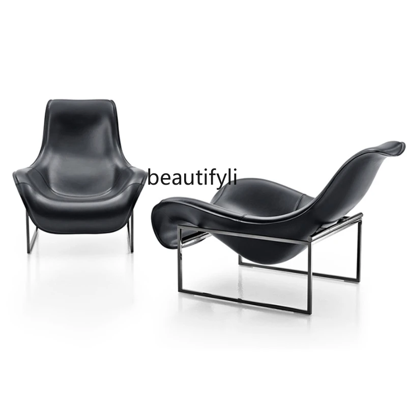 Nordic Designer Art Creative FRP Peaked Chair Leisure Chair Recliner Villa Reception Chair vanity chair  chairs for bedroom