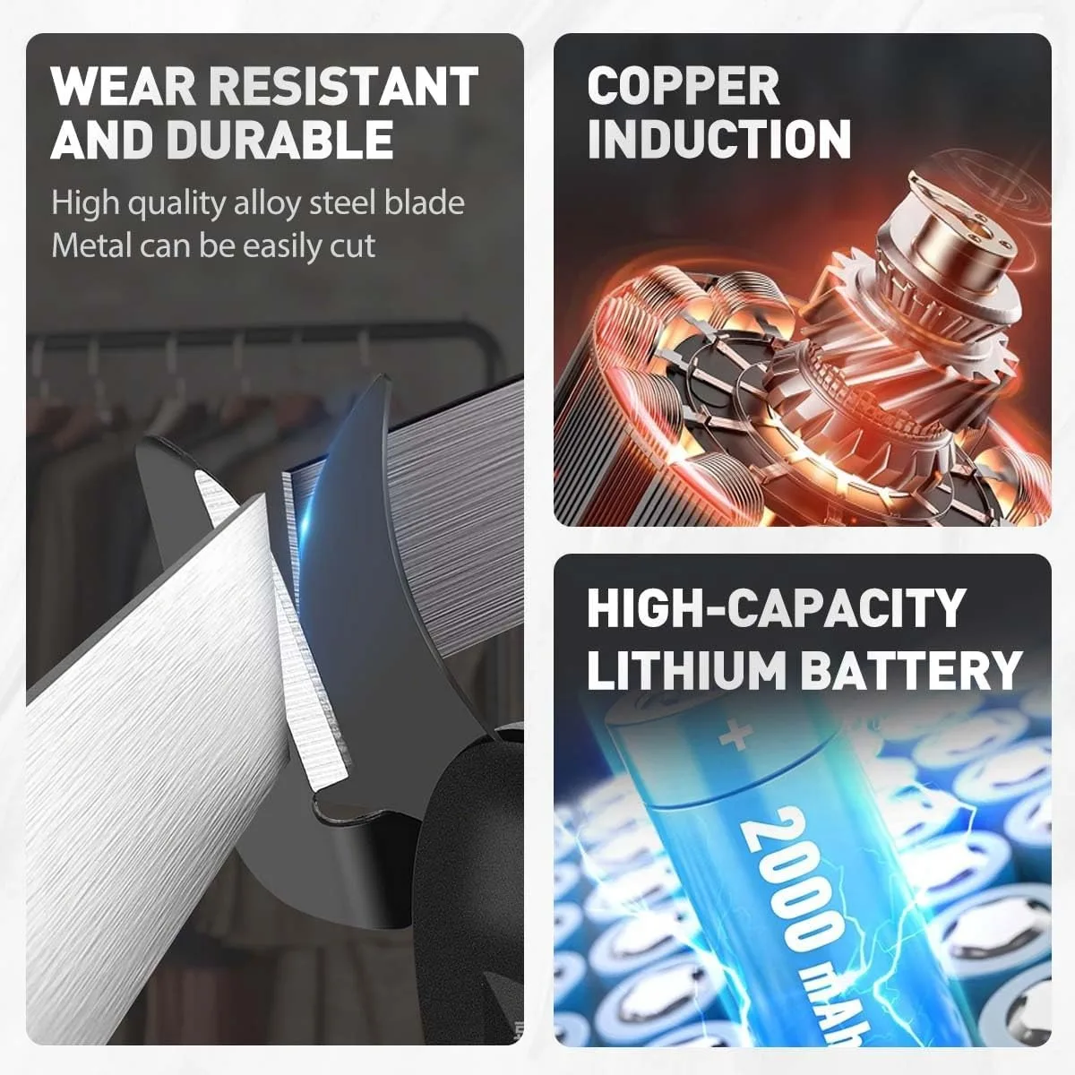 Electric Fabric Cutting Fabric Leather Tailoring Electric Cutting Tool USB Charging Portable Electric Tool