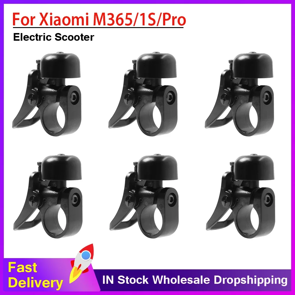 6PC Aluminum Alloy Scooter Bell Horn Ring Bell Cap For Xiaomi M365 Pro 1S Pro 2 Electric Scooter Safety Warning Alarm Loud Bell