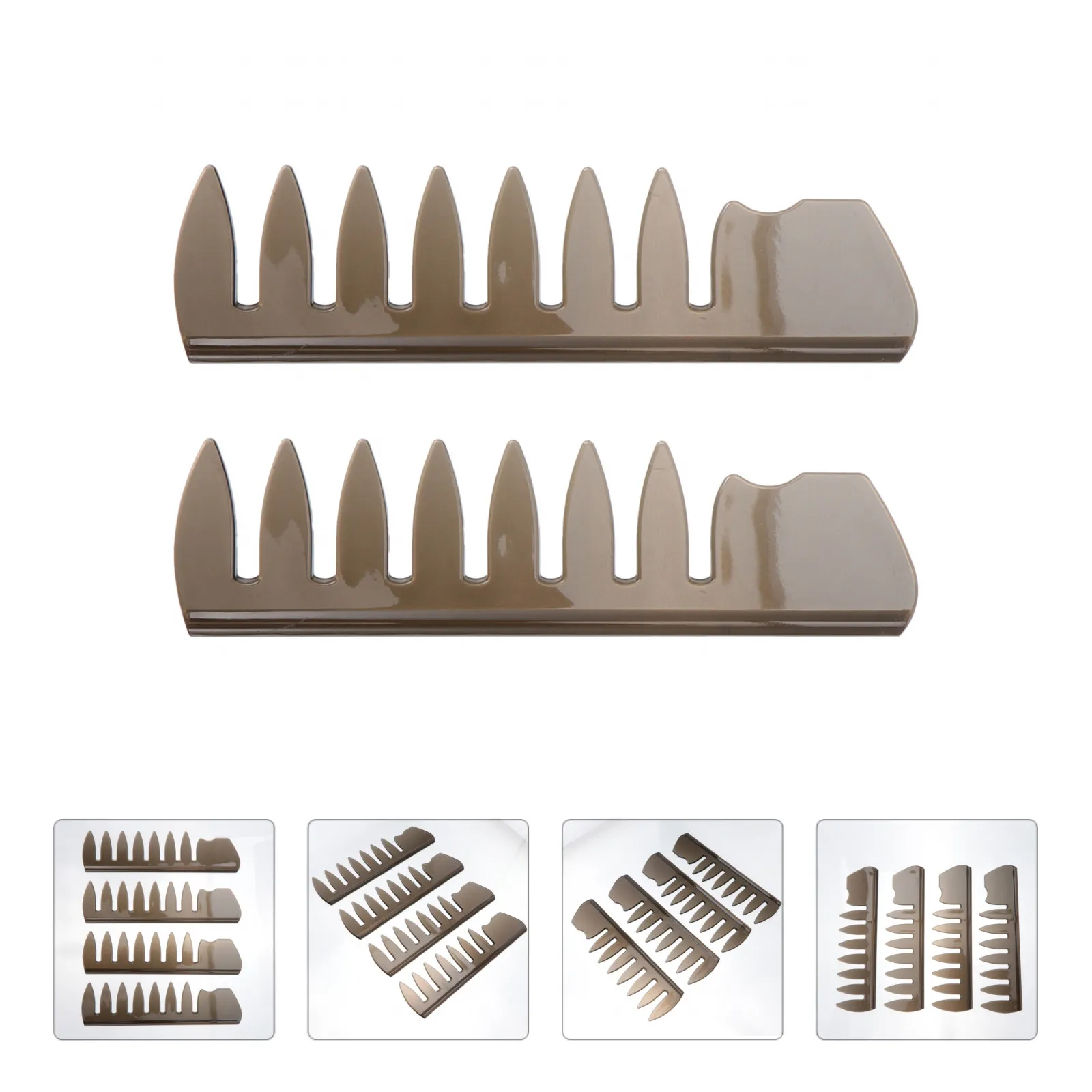 

2Pcs Men Comb Premium Hairdressing Comb for Hair Styling Scalp Massage Suitable for Straight Curly Hair