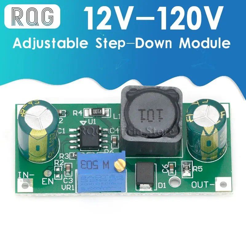 DC-DC12V-120V drop 1.5V-48V adjustable step-down module electric vehicle 84V60V48V24V12V5V