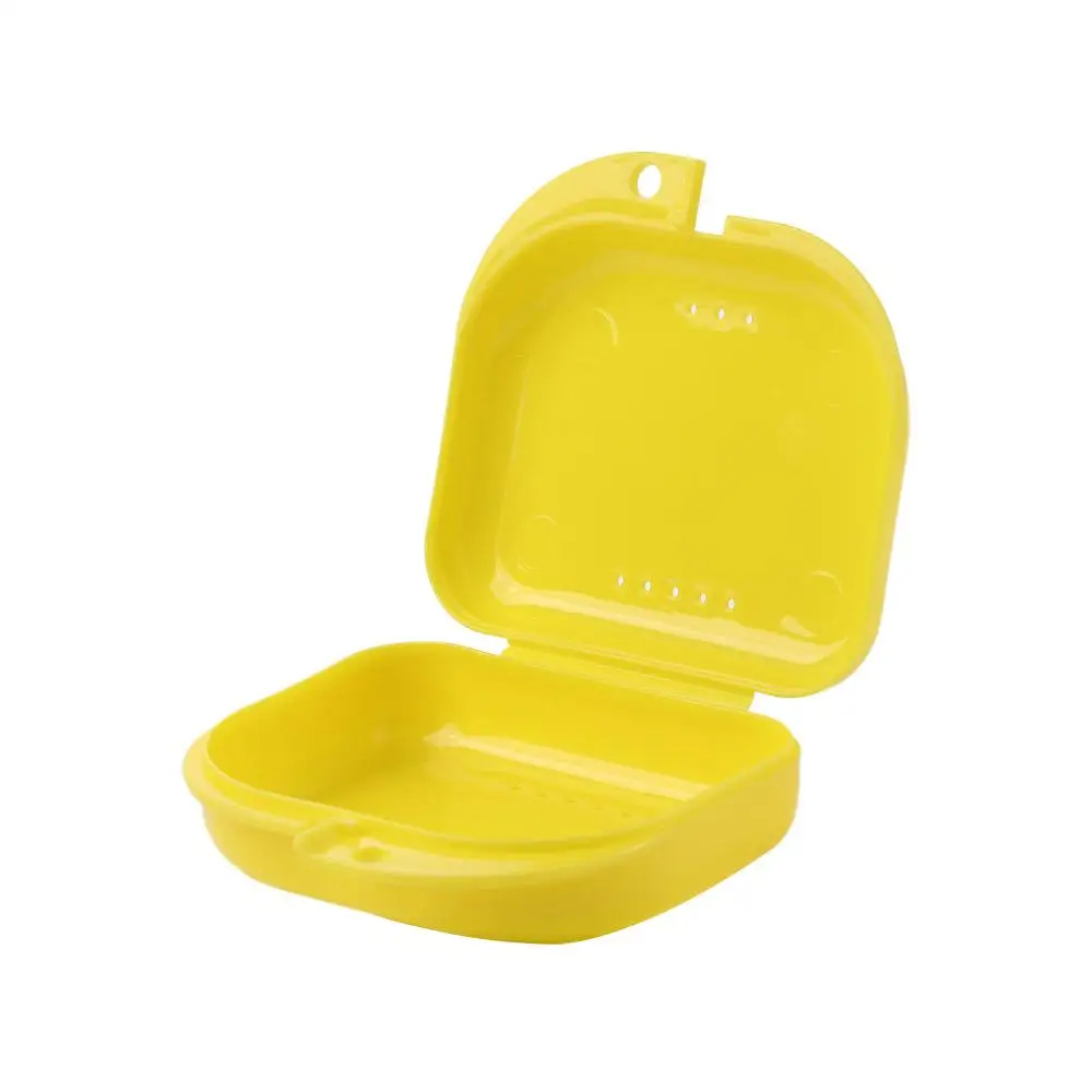 Orthodontic Mouth Guard Container, Caso Dentes falsos, Dentadura Caixa De Armazenamento, Organizador Dental, Oral Care, Higiene Oral, Prático