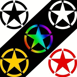 Pentagram Motorcycle Stickers Waterproof Cover Scratches for Motorbike Fuel Tank Fairings Army Decals Motorcycle Accessories