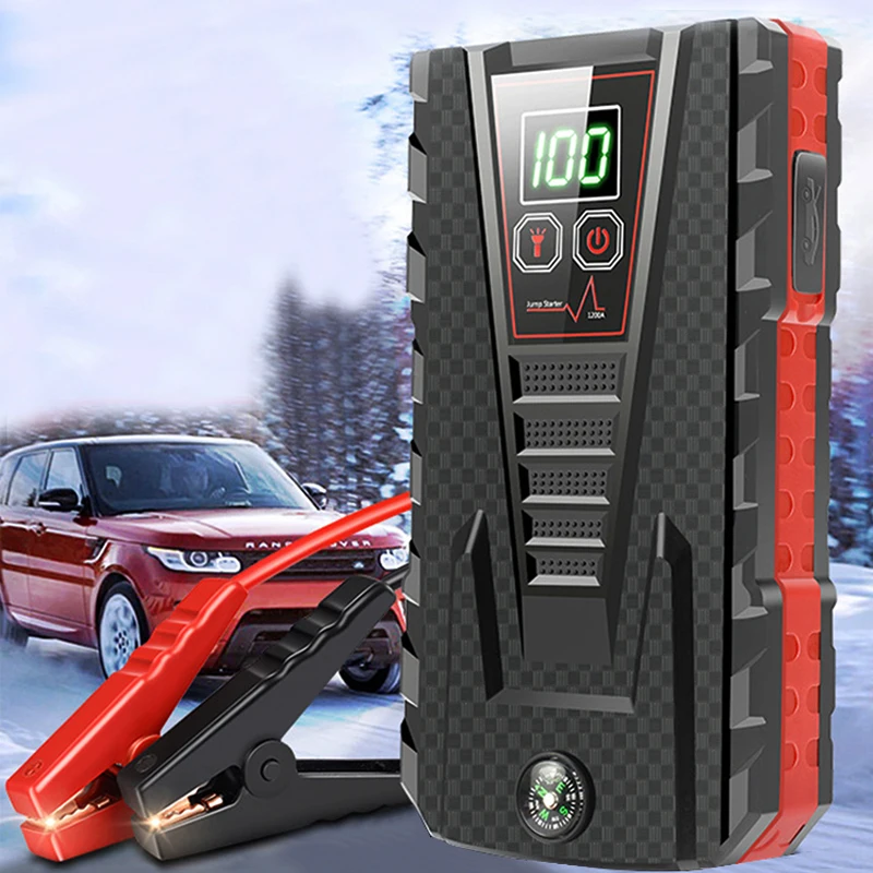 Portable Car Jump Starter 22000mAh Power Bank Car Booster Charger 12V Starting Device Petrol Diesel Car Emergency Booster