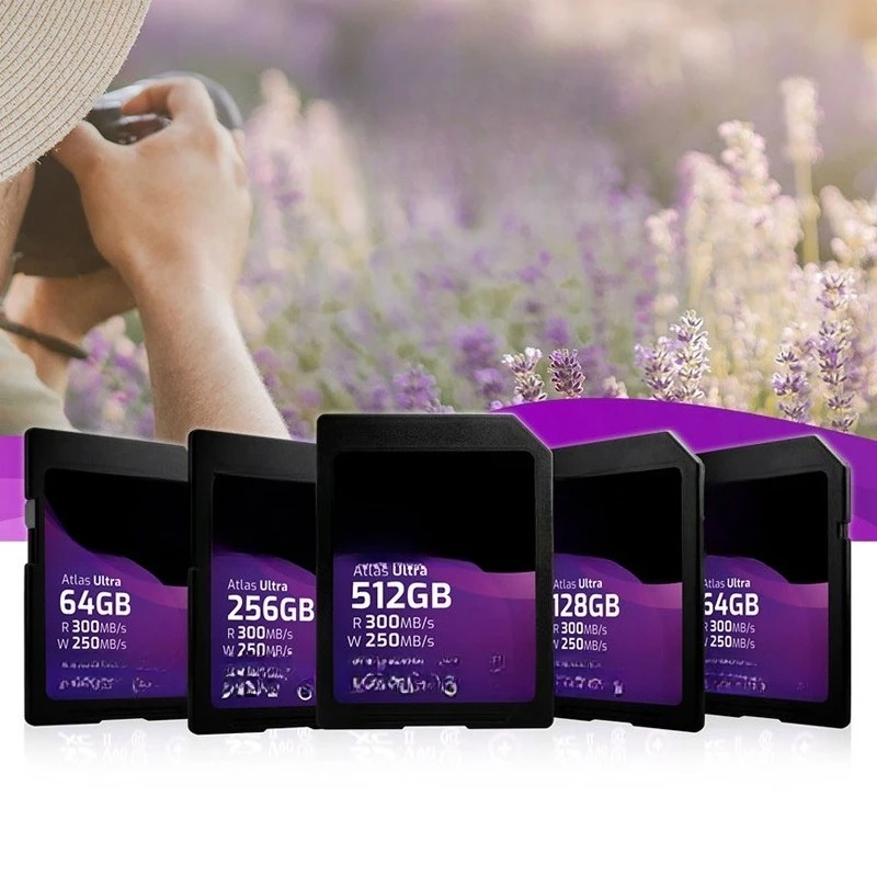 SD card camera memory card SLR micro-single camera memory card 256GB V90 high speed - view 3