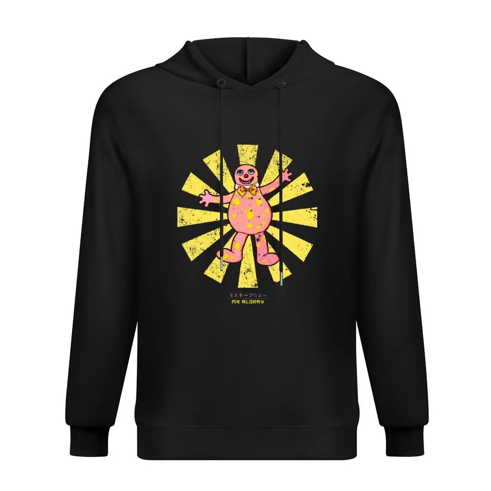 

Mr Blobby Retro Japanese Hoodie mens clothes mens designer clothes korean autumn clothes fashion men tracksuit men