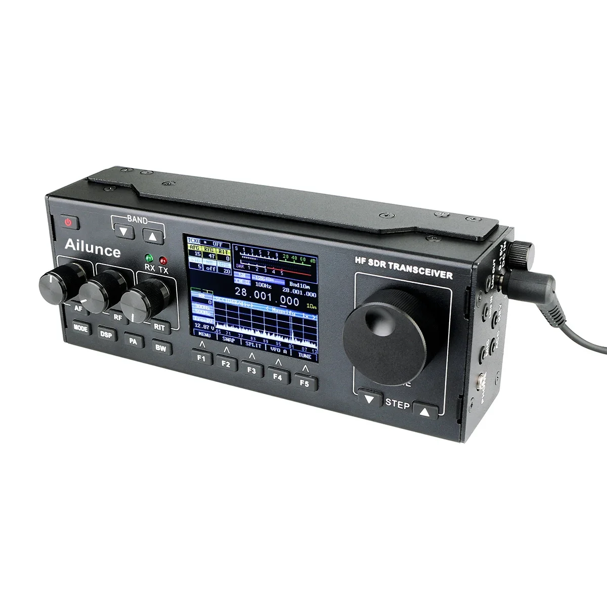 HF SDR Transceiver Amateur Radio Single Sideband Radio SSB LSB CW AM FM Ham Mobile Transceiver Spectrum Dynamic Waterfall